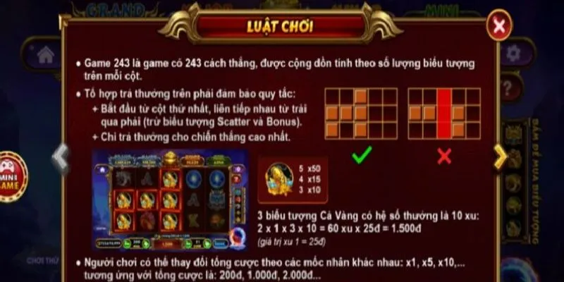 Những biểu tượng đặc biệt trong trò chơi